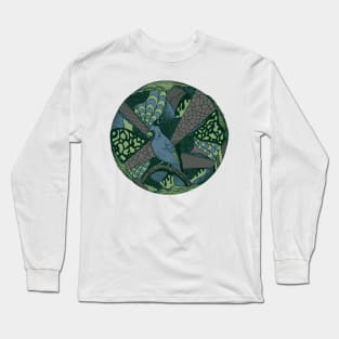 Mellow Cool Circle of The Northern Cardinal Long Sleeve T-Shirt